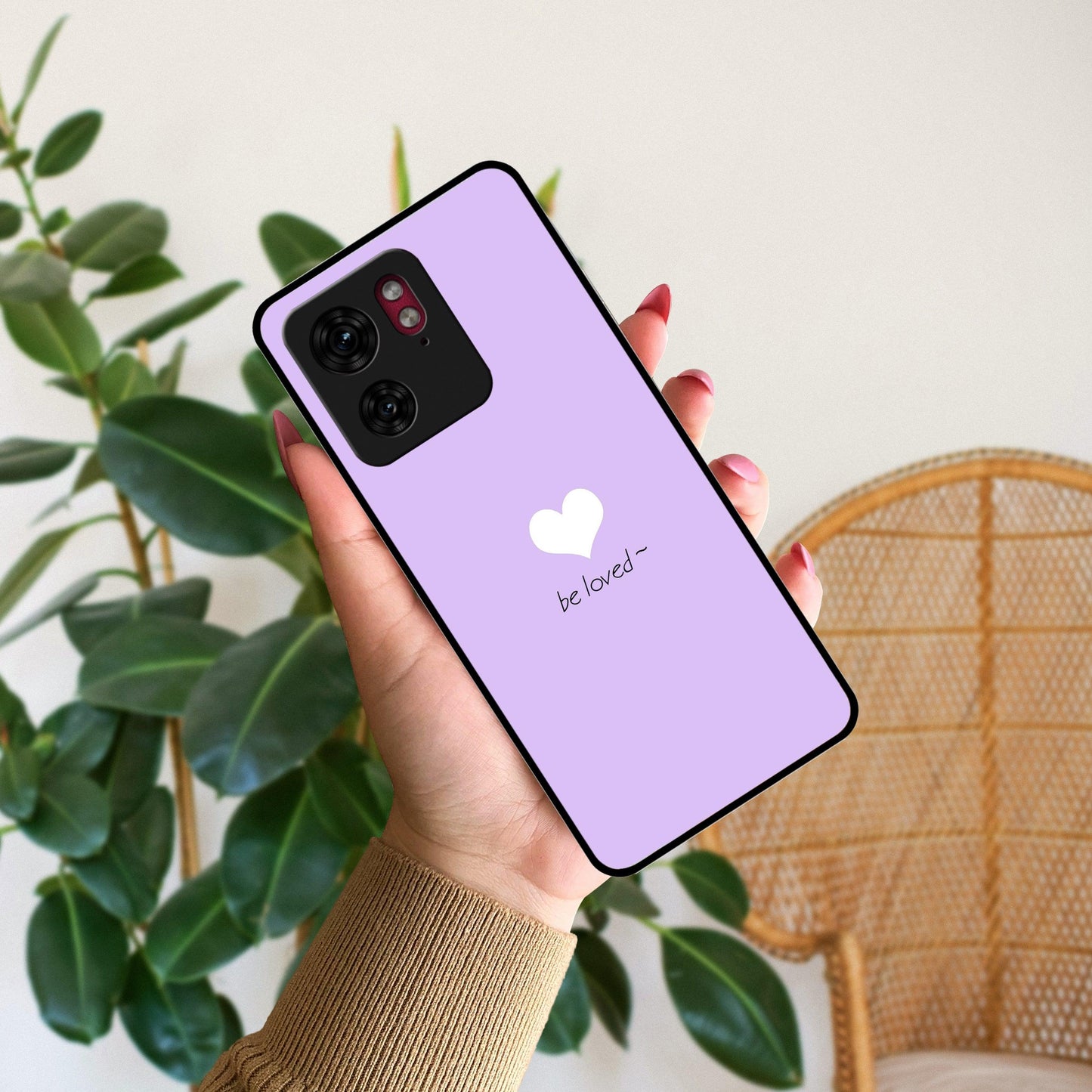 Beloved Glossy Metal Case Cover For Motorola