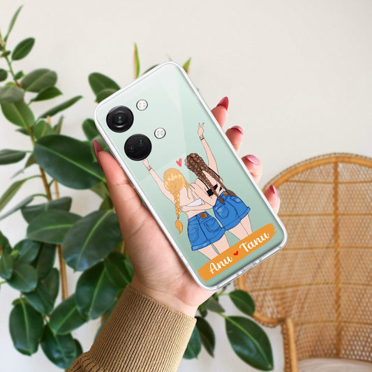 Besties Forever Customize Transparent Silicon Case For OnePlus ShopOnCliQ