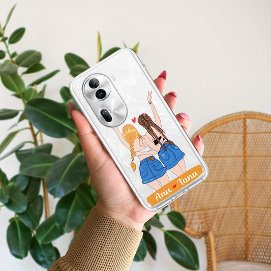 Besties Forever Customize Transparent Silicon Case For Oppo ShopOnCliQ