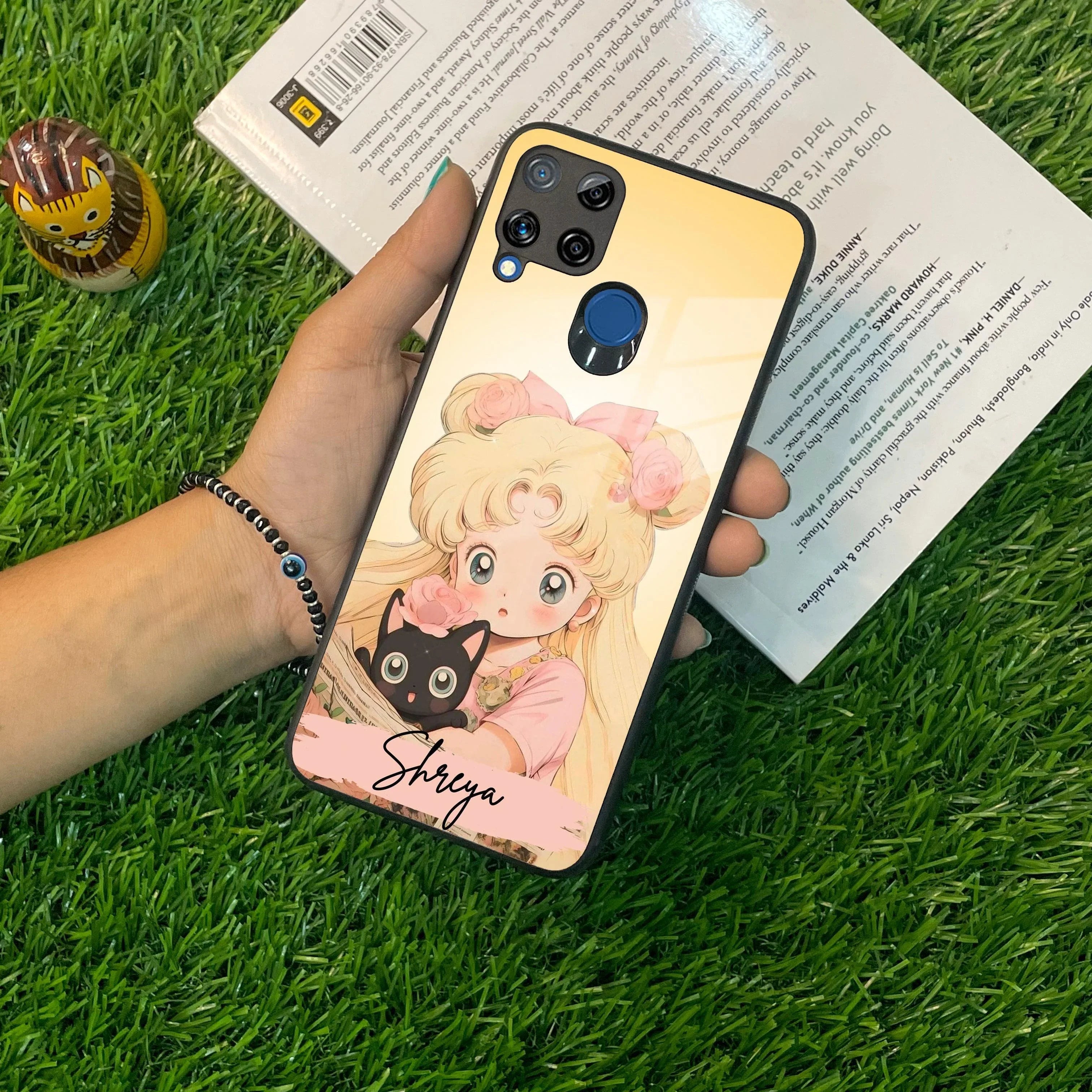 Lovely Sailor Moon Customize Glass Case Cover For Realme/Narzo - ShopOnCliQ