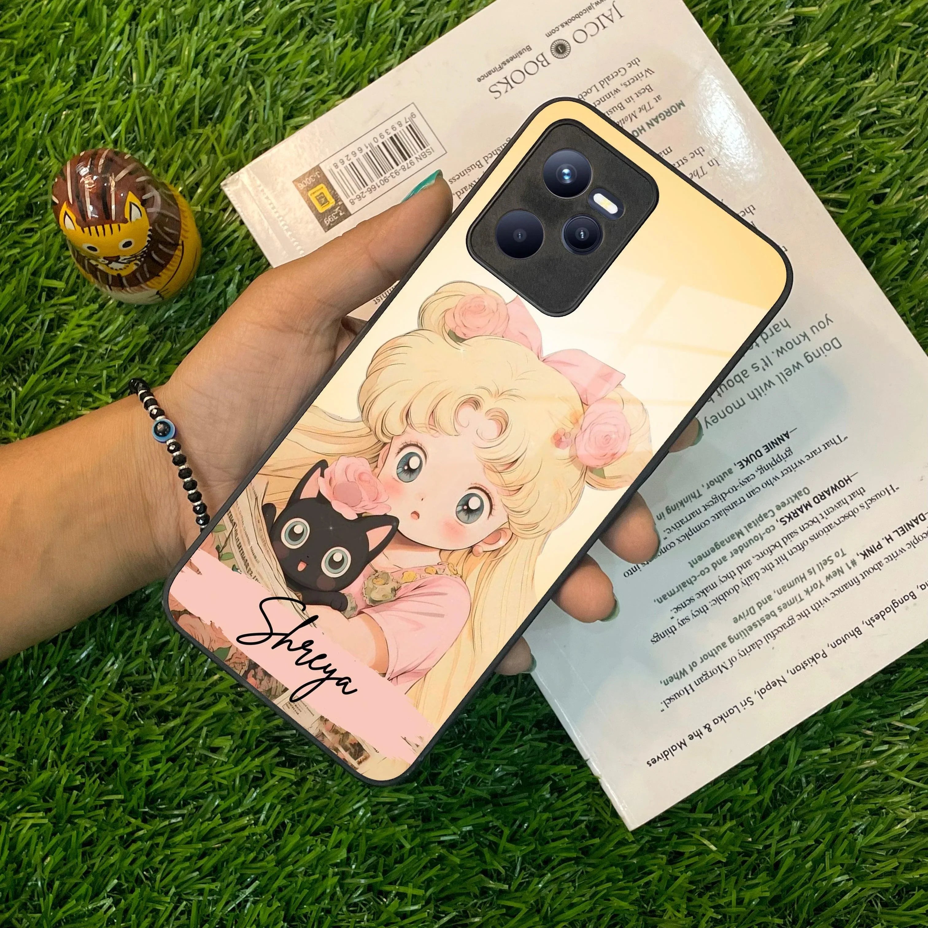 Lovely Sailor Moon Customize Glass Case Cover For Realme/Narzo - ShopOnCliQ