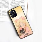 Lovely Sailor Moon Customize Glass Case Cover For Realme/Narzo - ShopOnCliQ