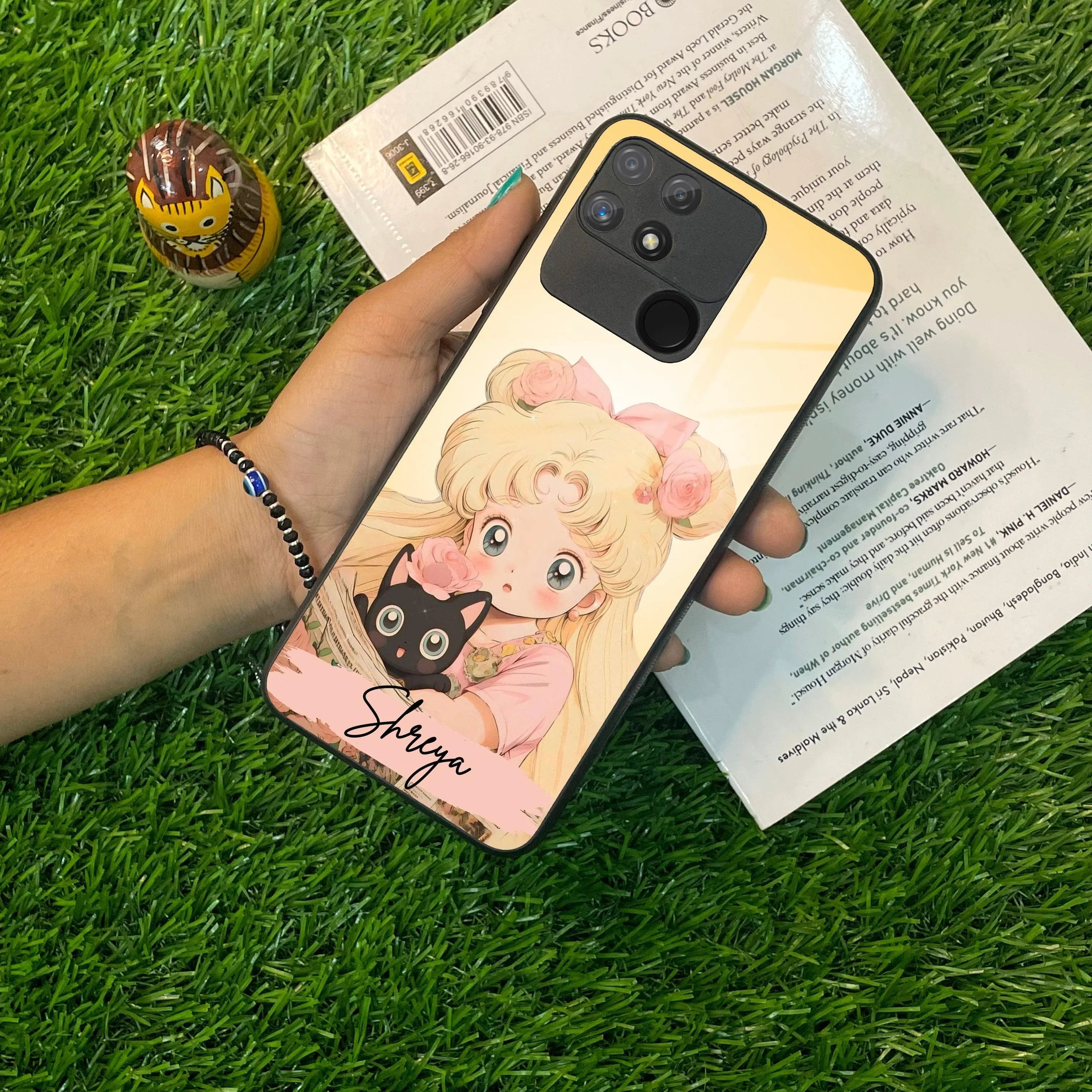 Lovely Sailor Moon Customize Glass Case Cover For Realme/Narzo - ShopOnCliQ