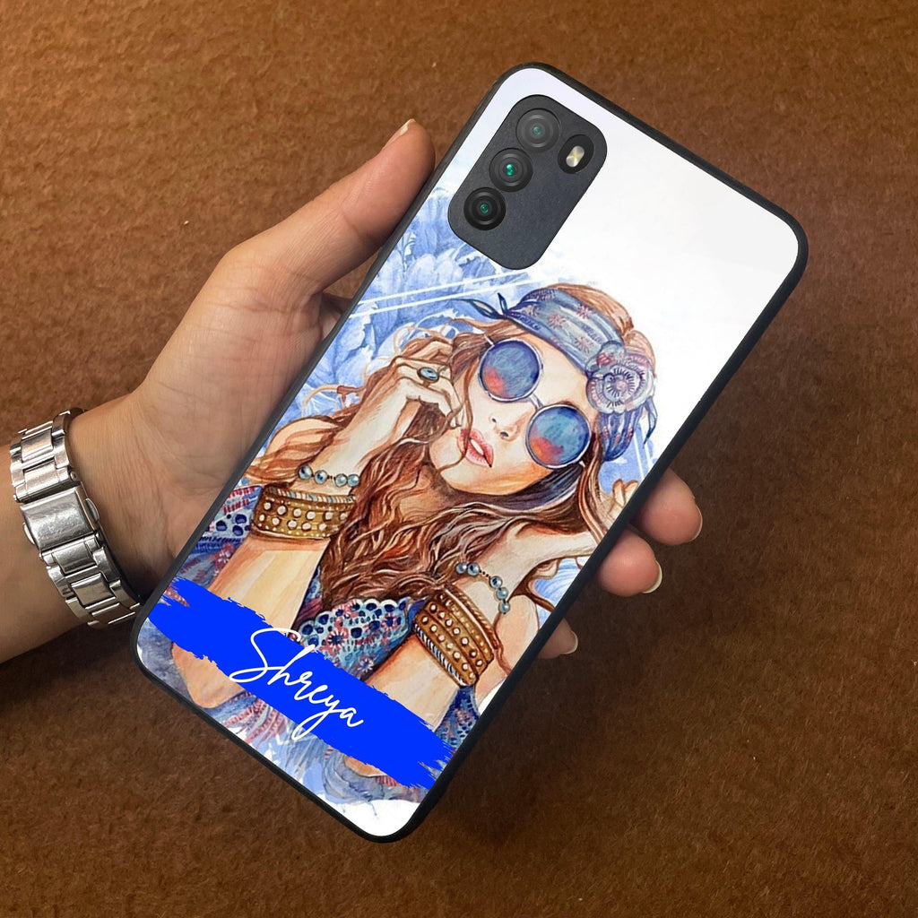 Bindass Babe Customize Glass Case Cover For Poco - ShopOnCliQ