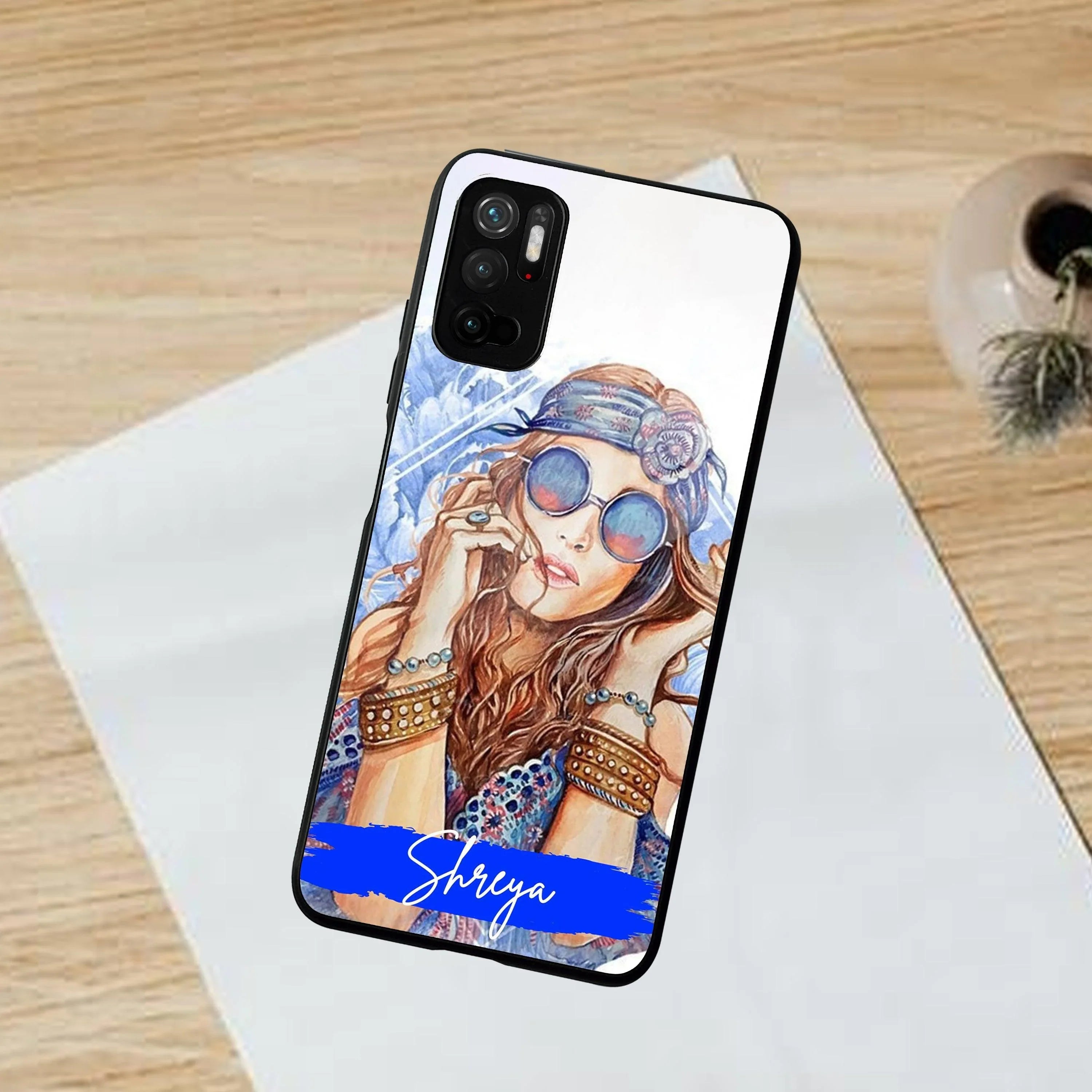 Bindass Babe Customize Glass Case Cover For Poco - ShopOnCliQ