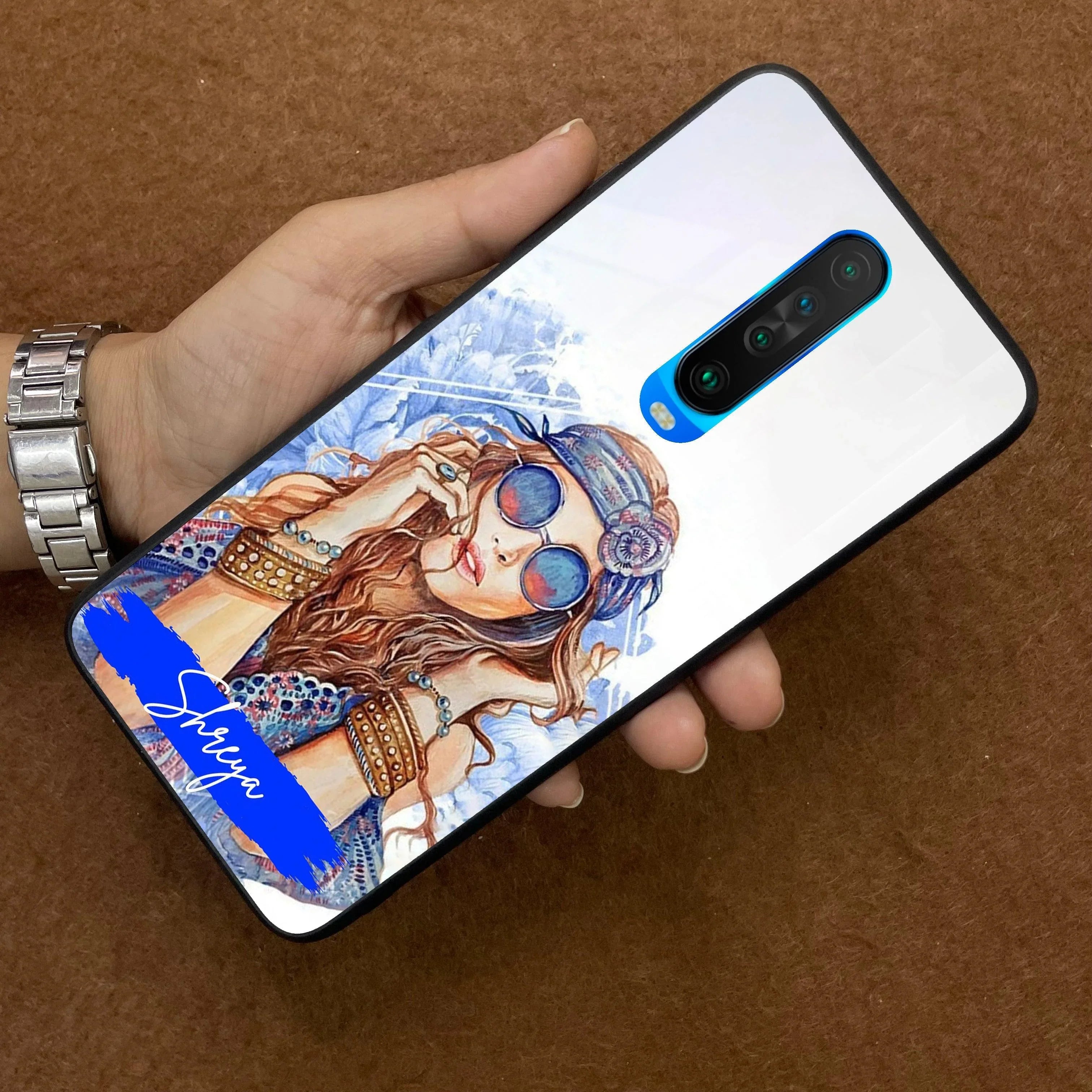 Bindass Babe Customize Glass Case Cover For Poco - ShopOnCliQ