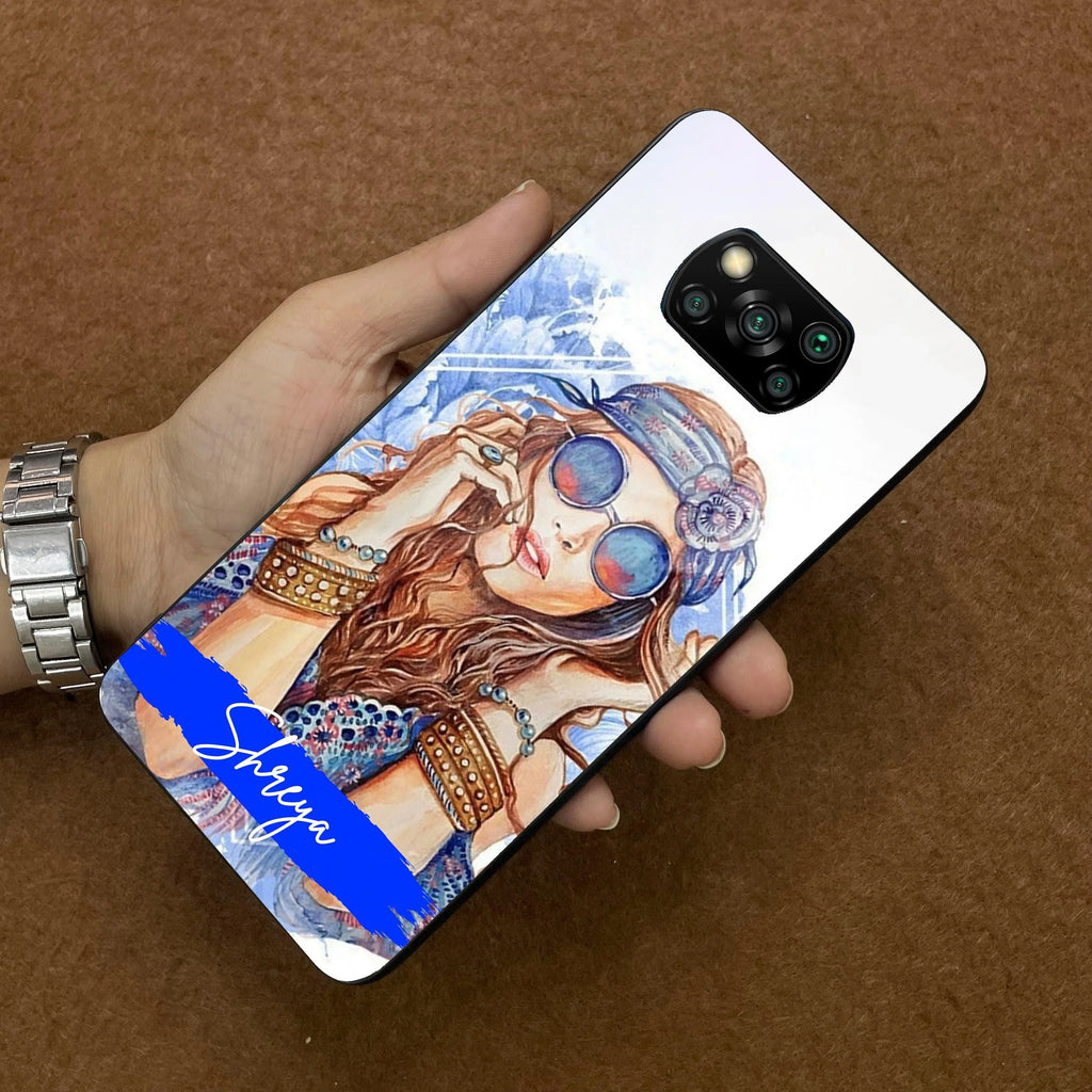Bindass Babe Customize Glass Case Cover For Poco - ShopOnCliQ