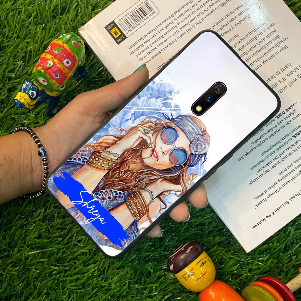 Bindass Babe Customize Glass Case Cover For Realme/Narzo - ShopOnCliQ