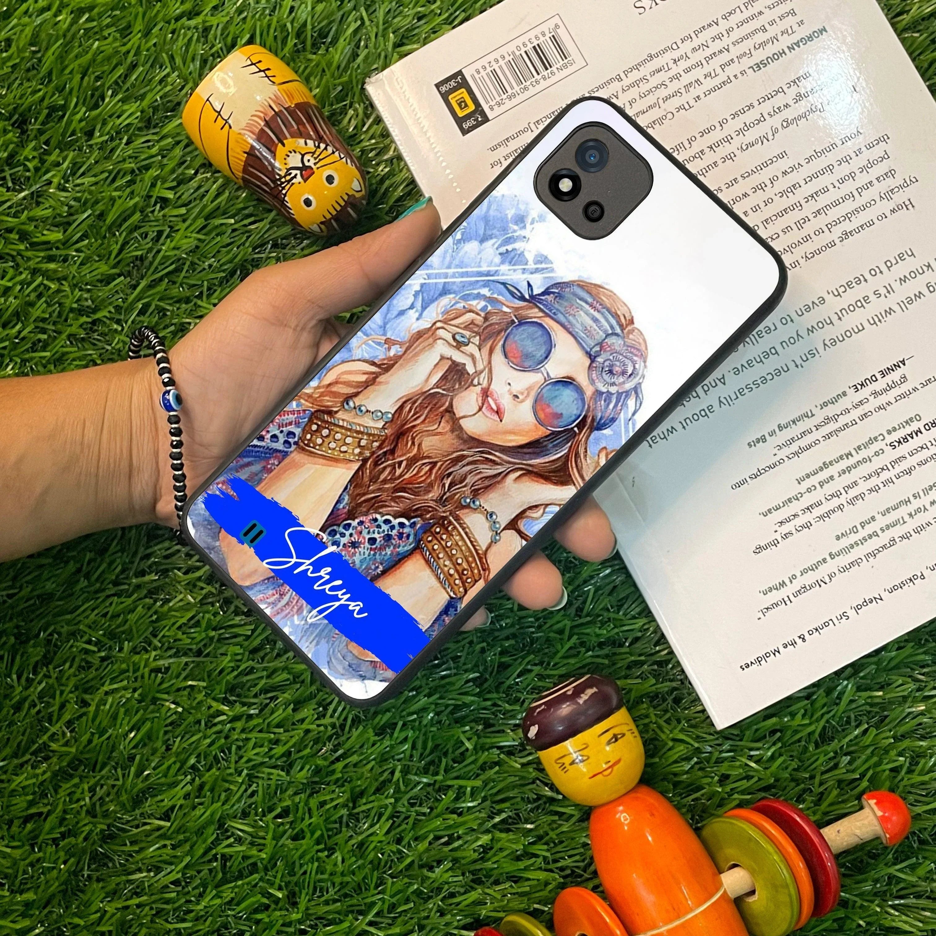 Bindass Babe Customize Glass Case Cover For Realme/Narzo - ShopOnCliQ