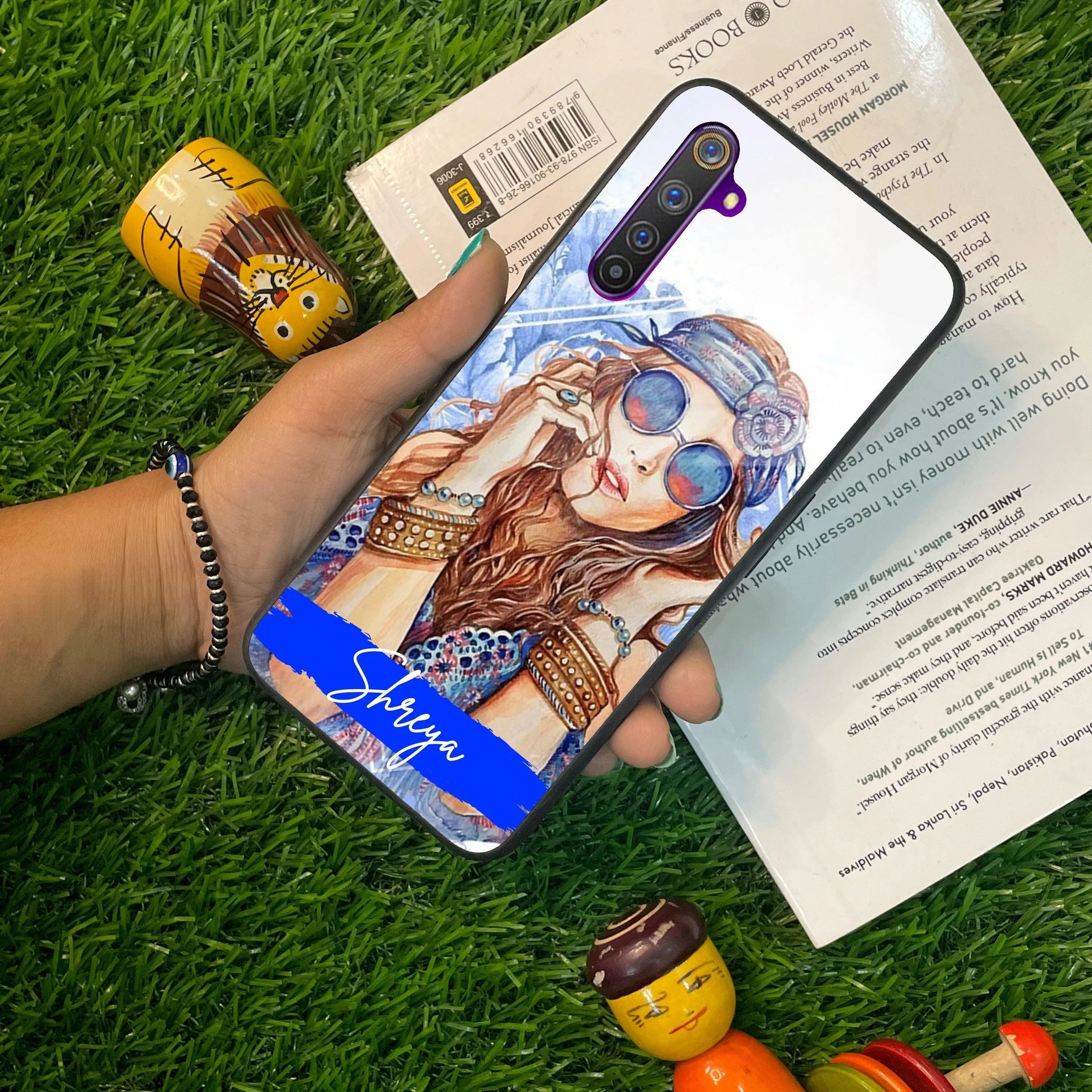 Bindass Babe Customize Glass Case Cover For Realme/Narzo - ShopOnCliQ