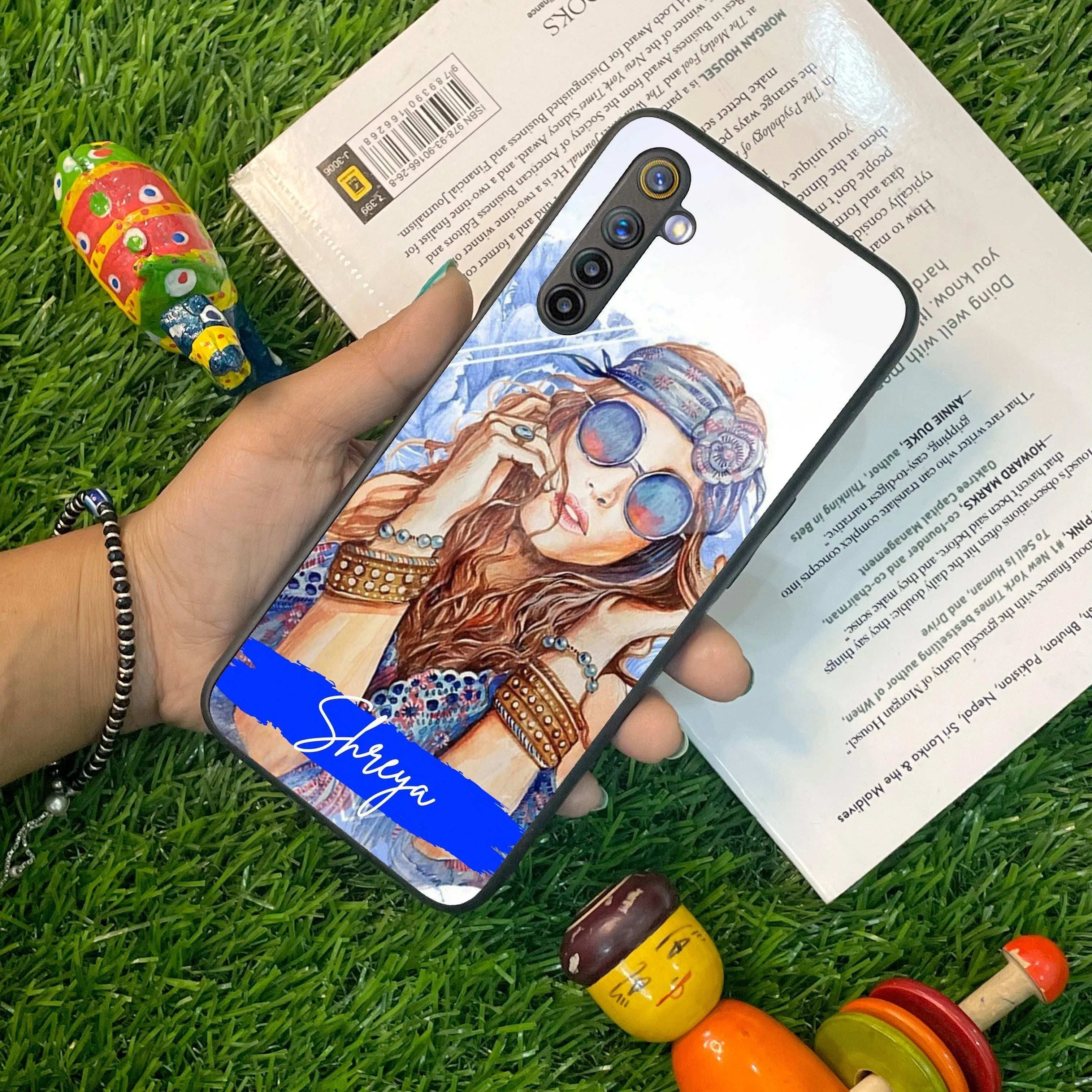 Bindass Babe Customize Glass Case Cover For Realme/Narzo - ShopOnCliQ