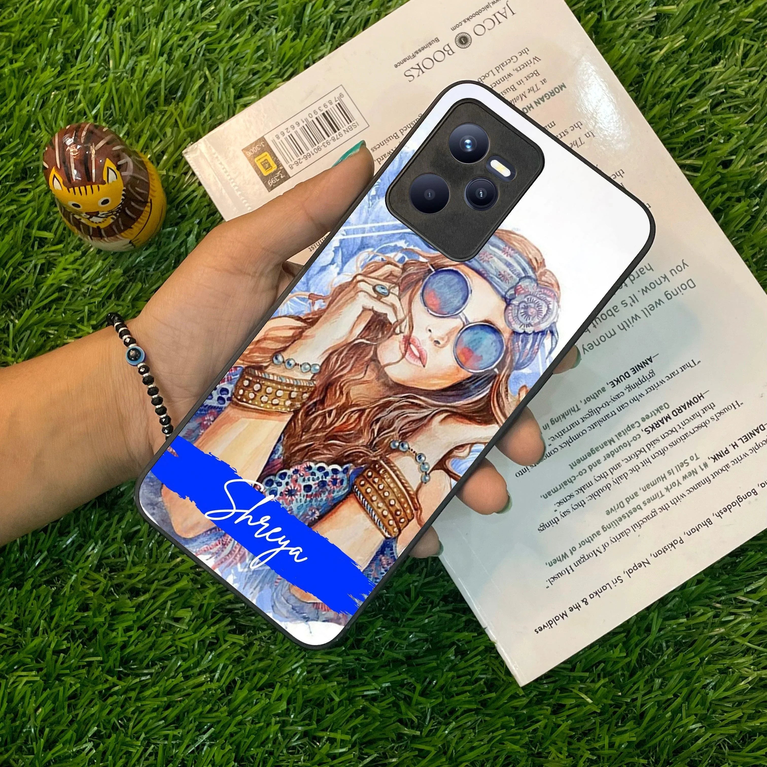 Bindass Babe Customize Glass Case Cover For Realme/Narzo - ShopOnCliQ