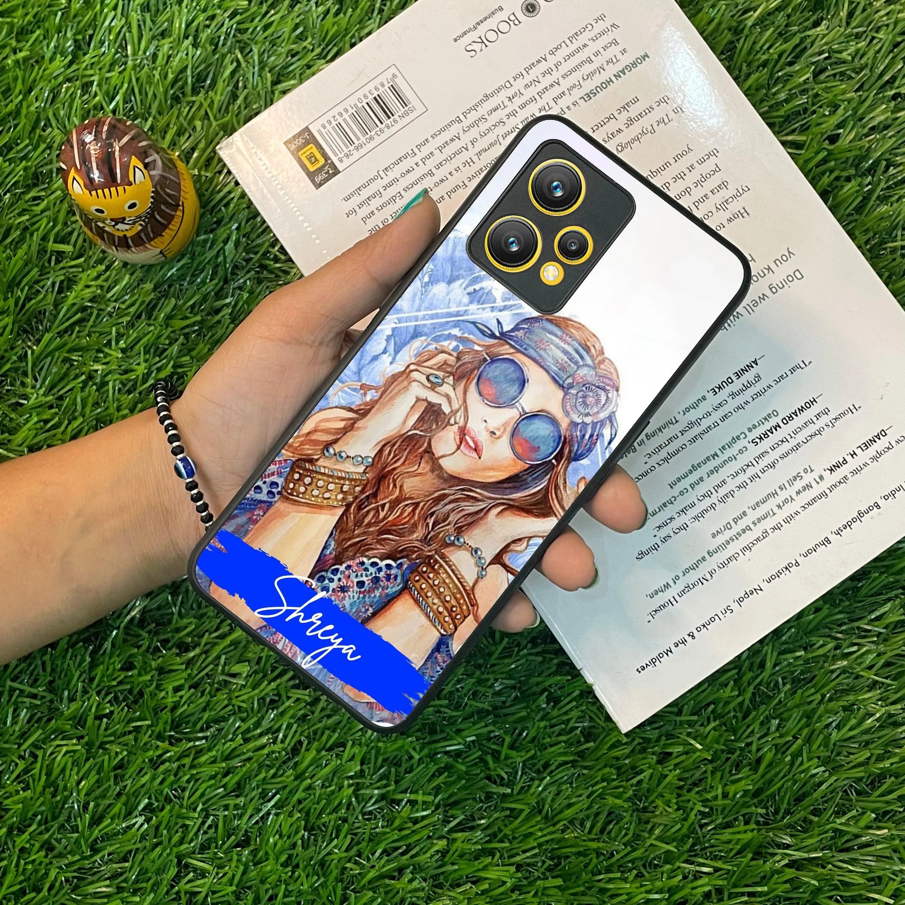 Bindass Babe Customize Glass Case Cover For Realme/Narzo - ShopOnCliQ