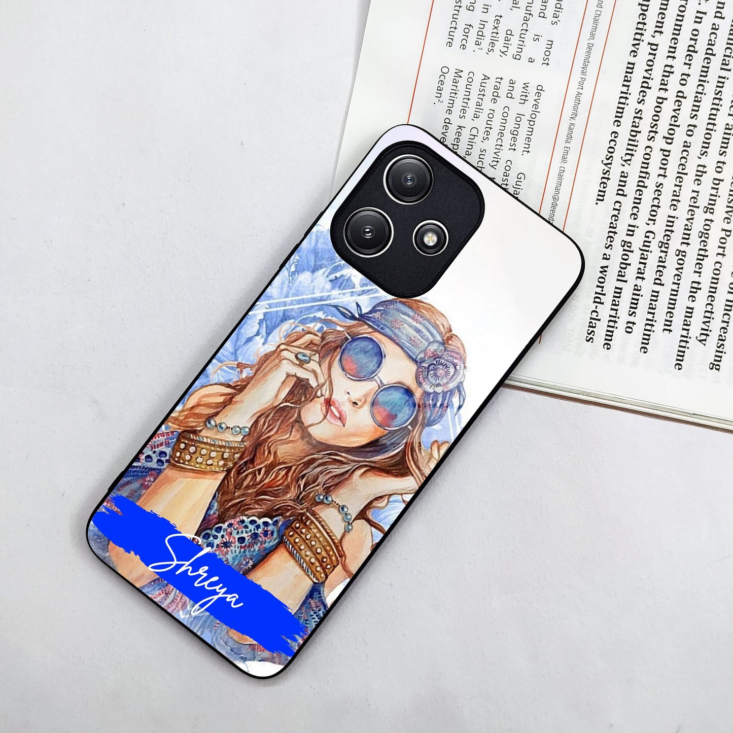 Bindass Babe Customize Glass Case Cover For Redmi/Xiaomi ShopOnCliQ