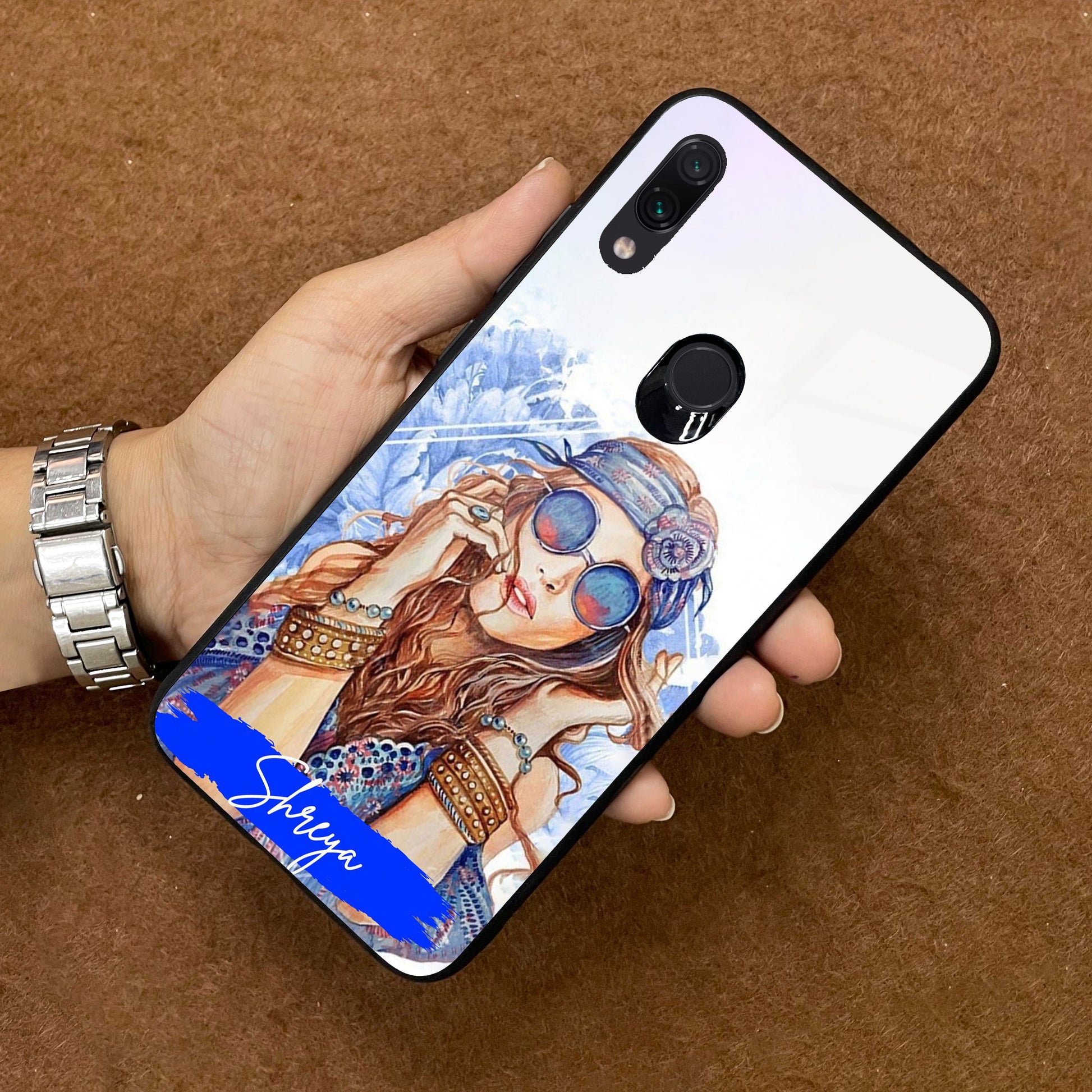 Bindass Babe Customize Glass Case Cover For Redmi/Xiaomi ShopOnCliQ