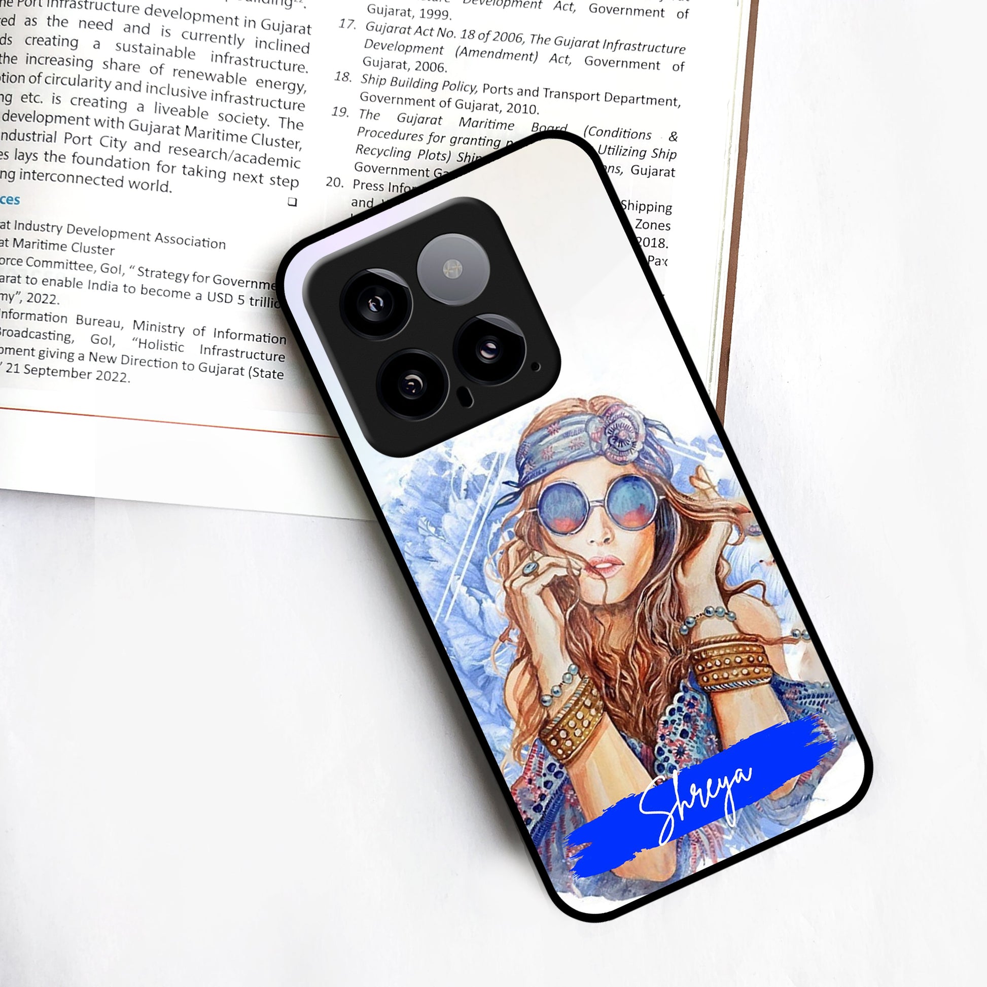 Bindass Babe Customize Glass Case Cover For Redmi/Xiaomi ShopOnCliQ