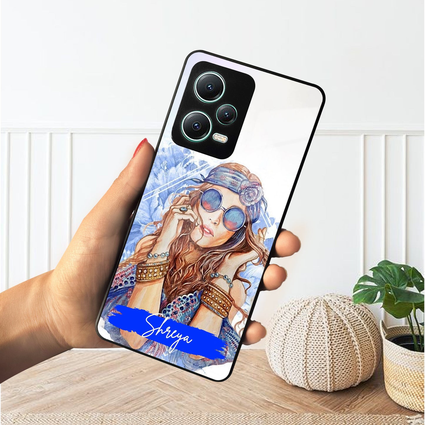 Bindass Babe Customize Glass Case Cover For Redmi/Xiaomi ShopOnCliQ