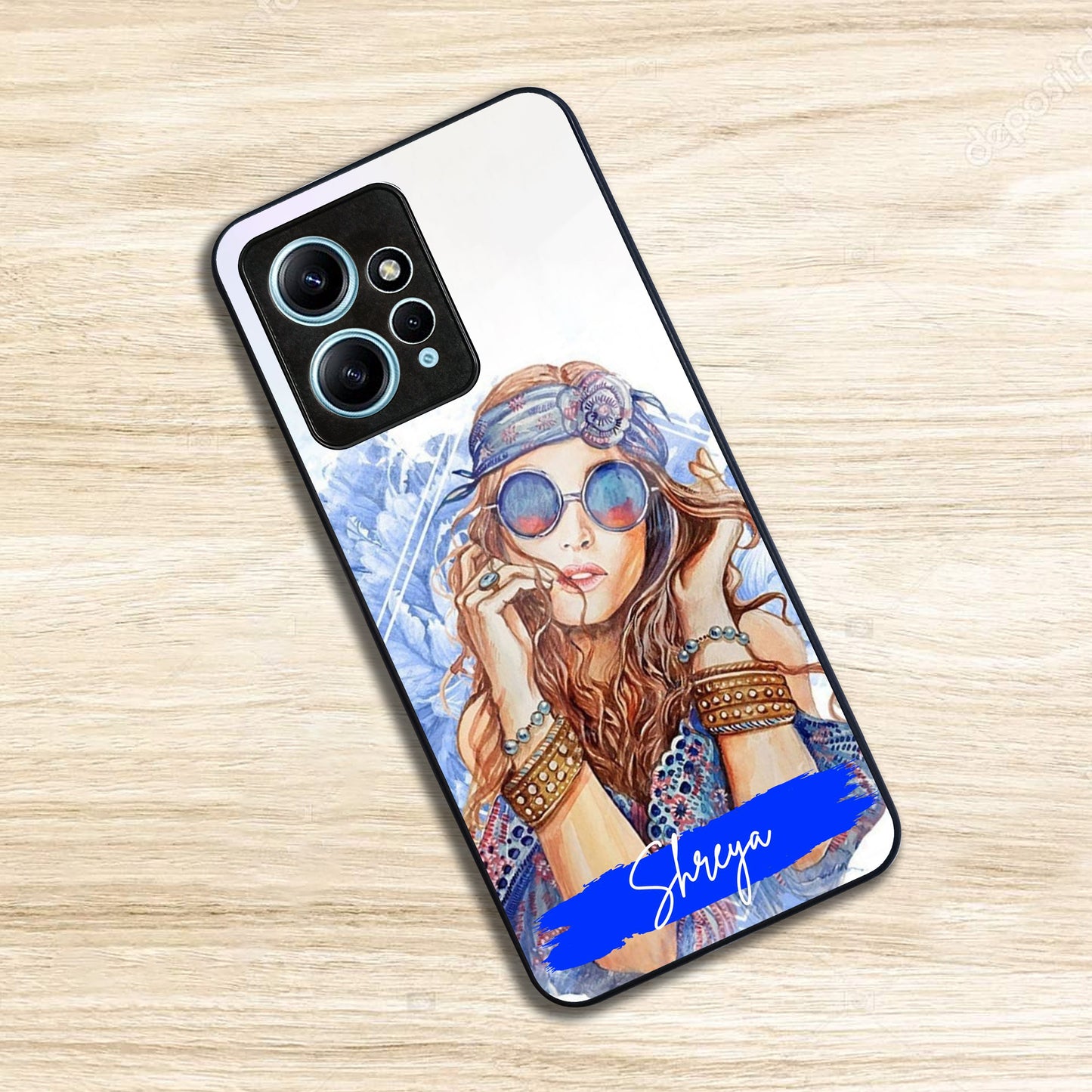 Bindass Babe Customize Glass Case Cover For Redmi/Xiaomi ShopOnCliQ