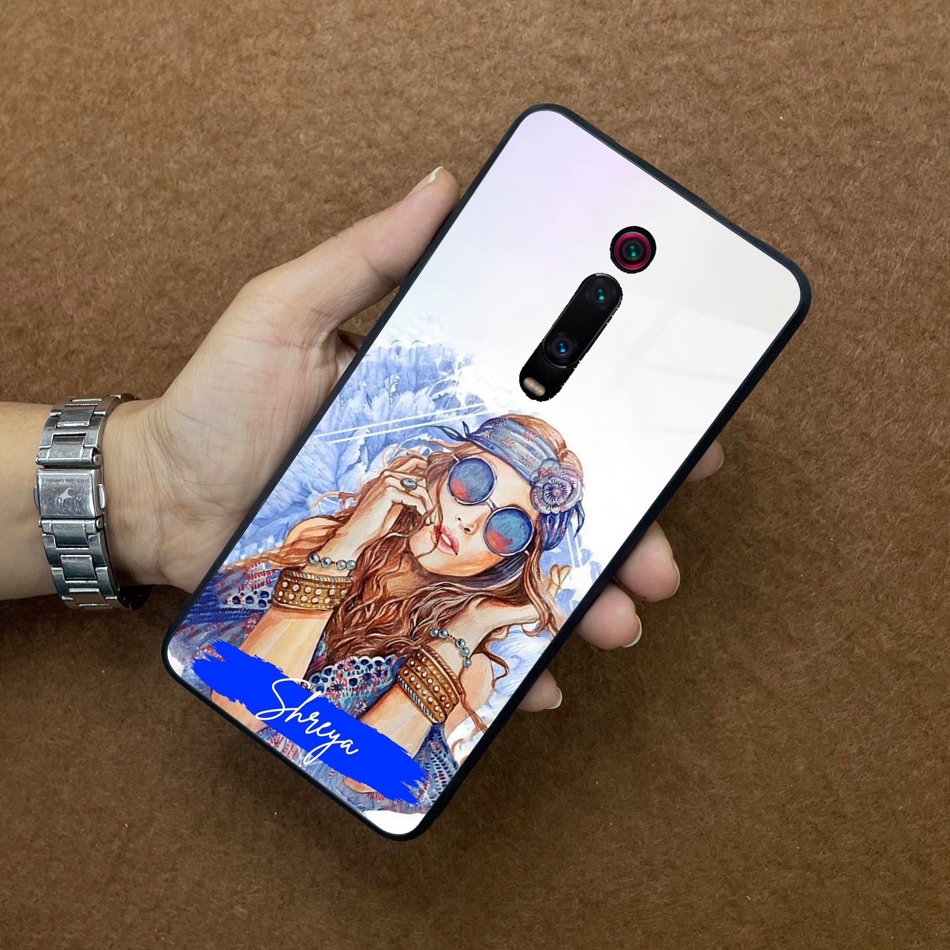 Bindass Babe Customize Glass Case Cover For Redmi/Xiaomi ShopOnCliQ