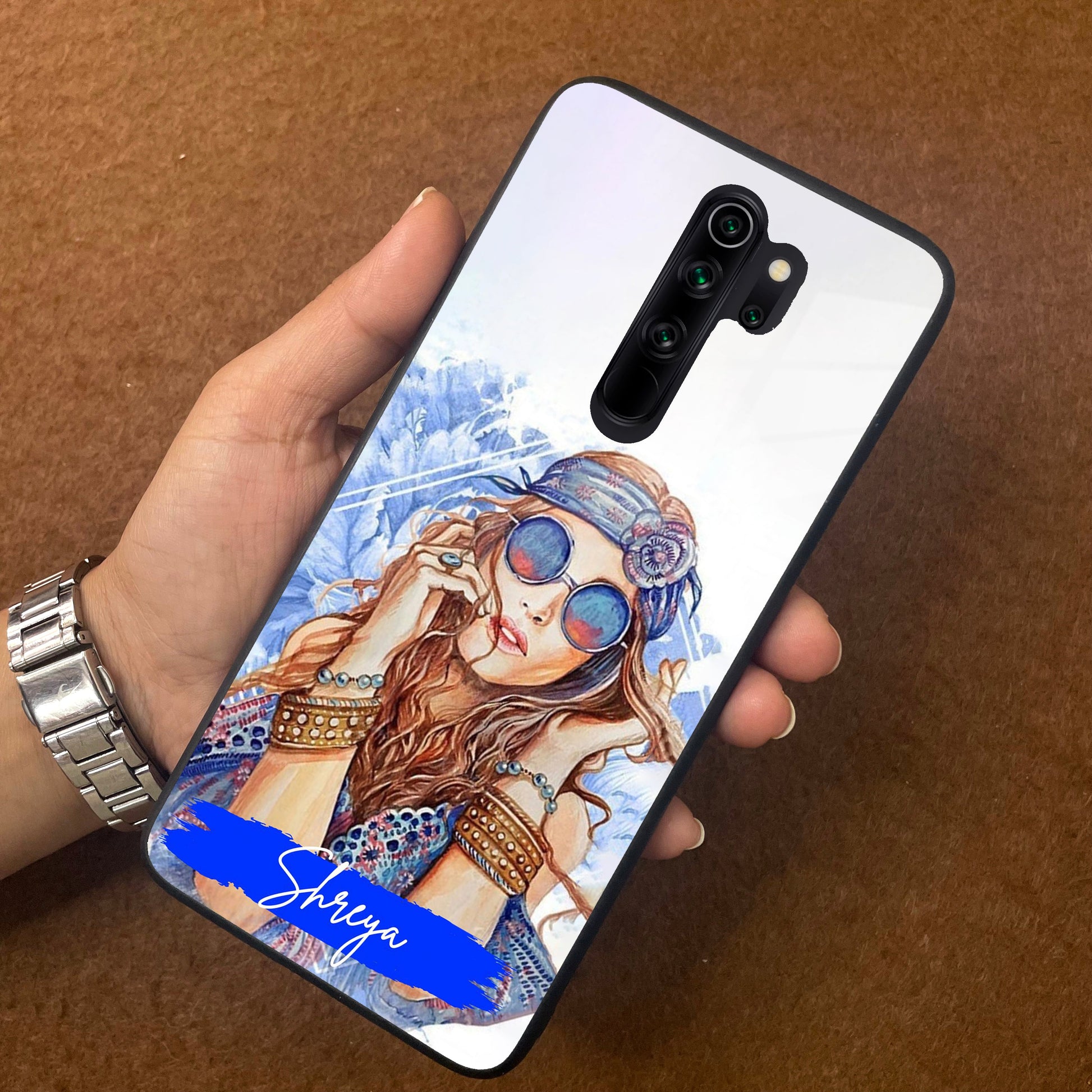 Bindass Babe Customize Glass Case Cover For Redmi/Xiaomi ShopOnCliQ