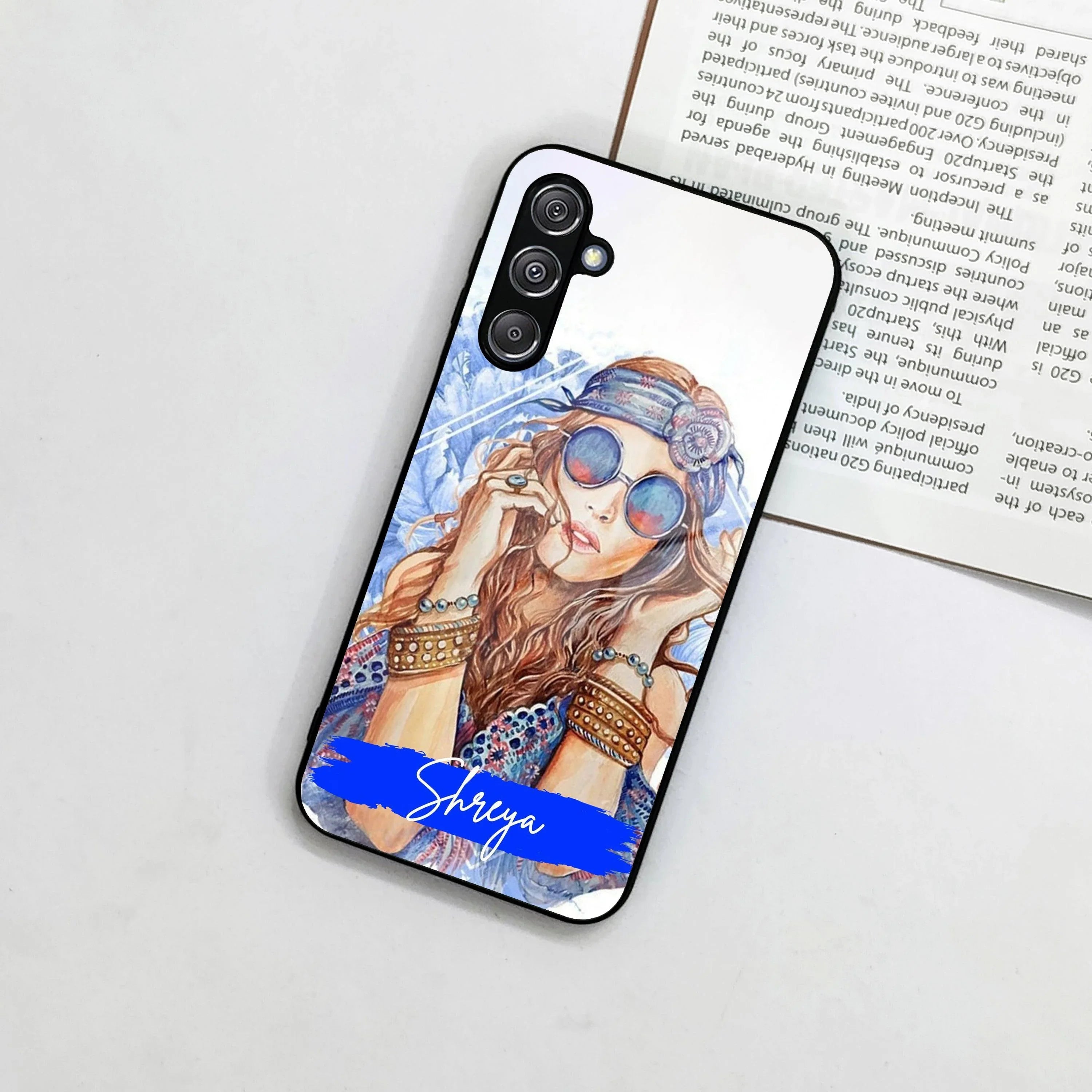 Bindass Babe Customize Glass Case Cover For Samsung - ShopOnCliQ