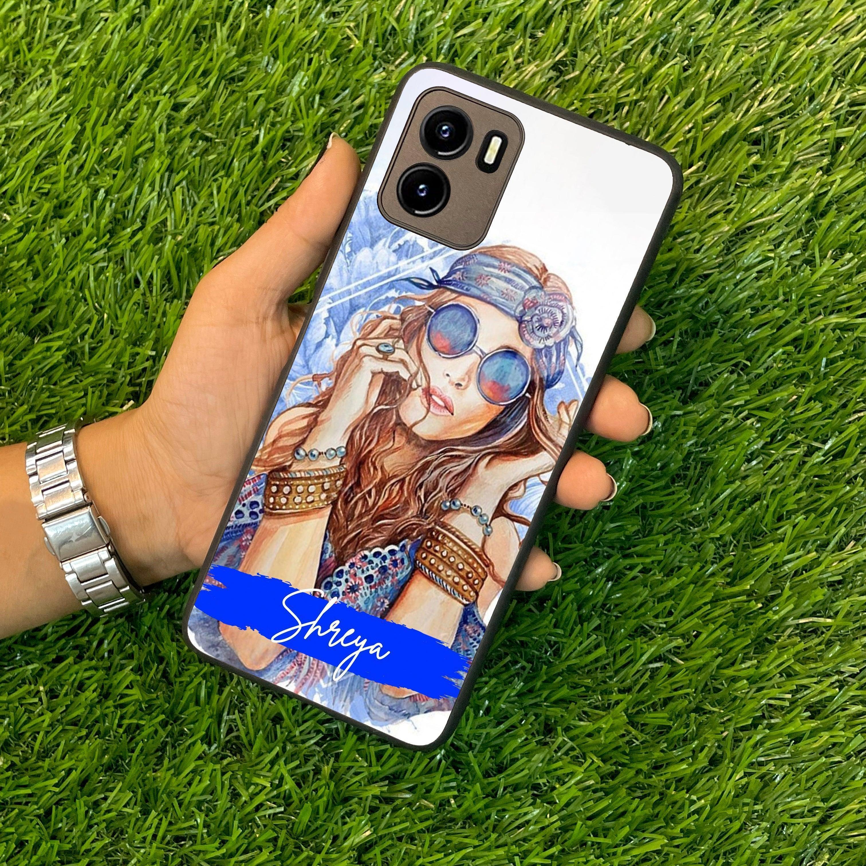 Bindass Babe Customize Glass Case Cover For Vivo - ShopOnCliQ