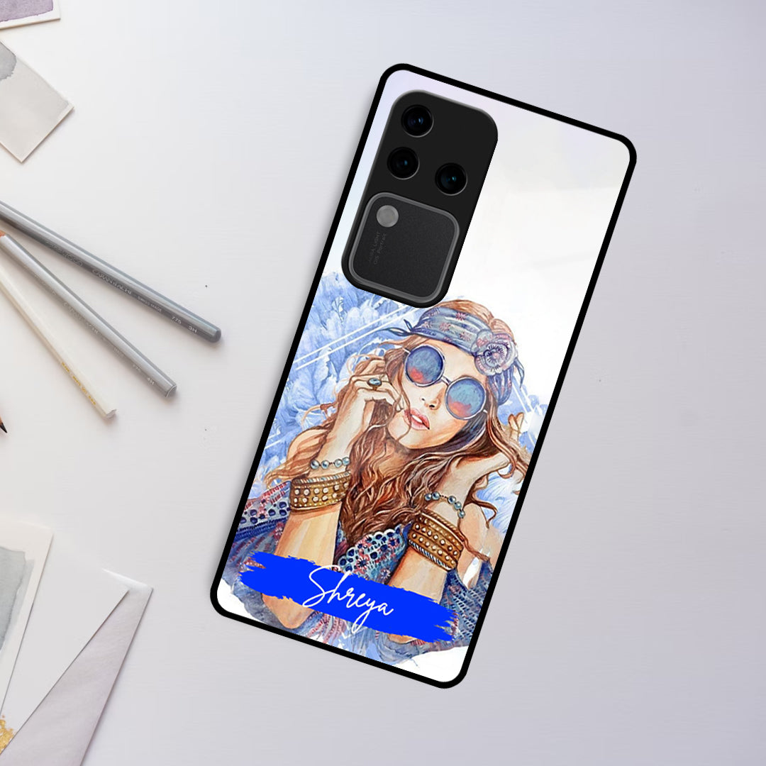 Bindass Babe Customize Glass Case Cover For Vivo ShopOnCliQ