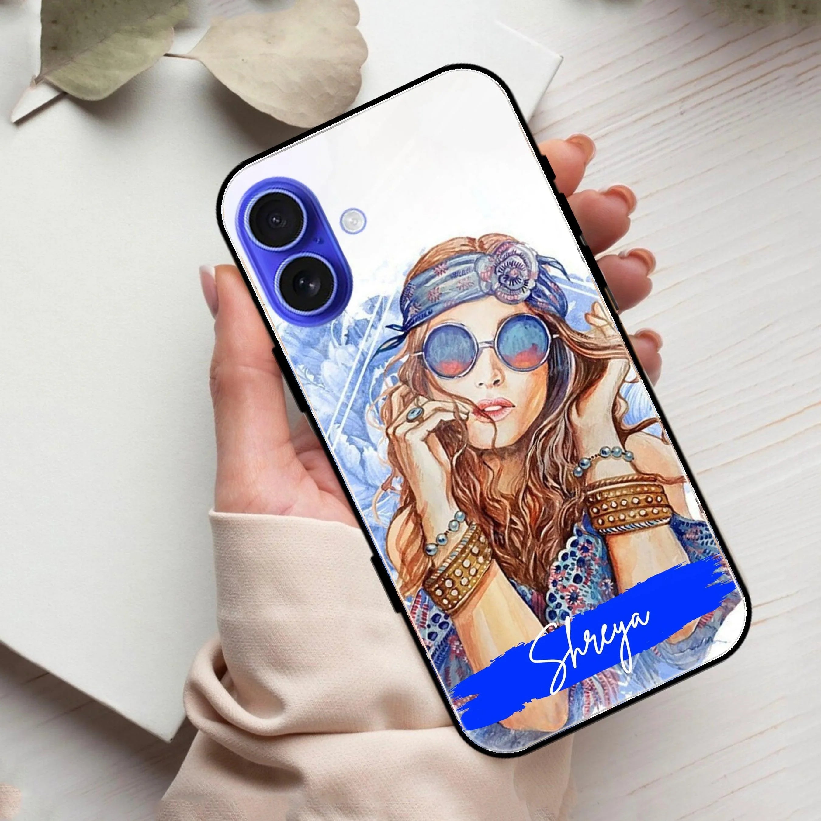 Bindass Babe Customize Glass Case Cover For iPhone - ShopOnCliQ