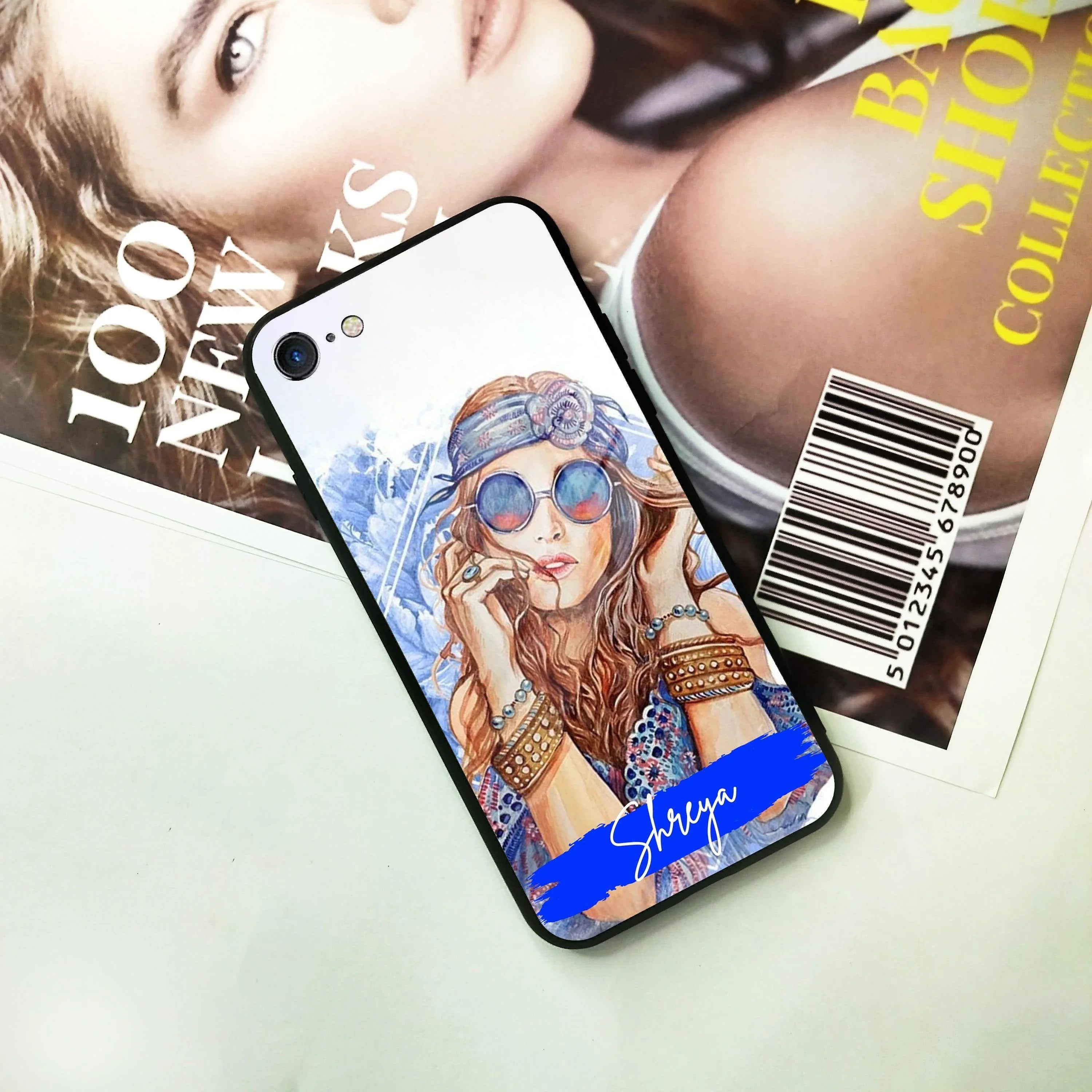 Bindass Babe Customize Glass Case Cover For iPhone - ShopOnCliQ
