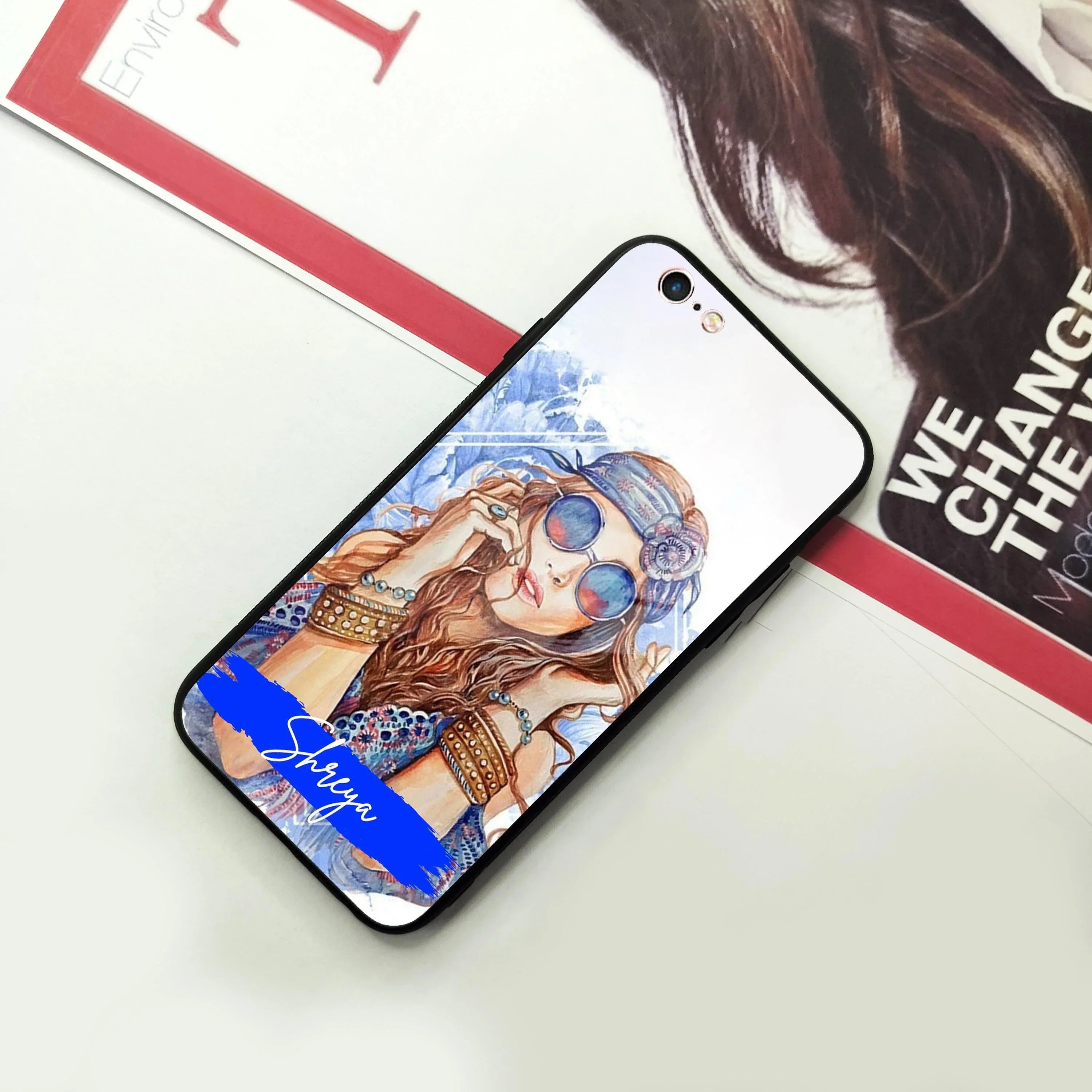 Bindass Babe Customize Glass Case Cover For iPhone - ShopOnCliQ
