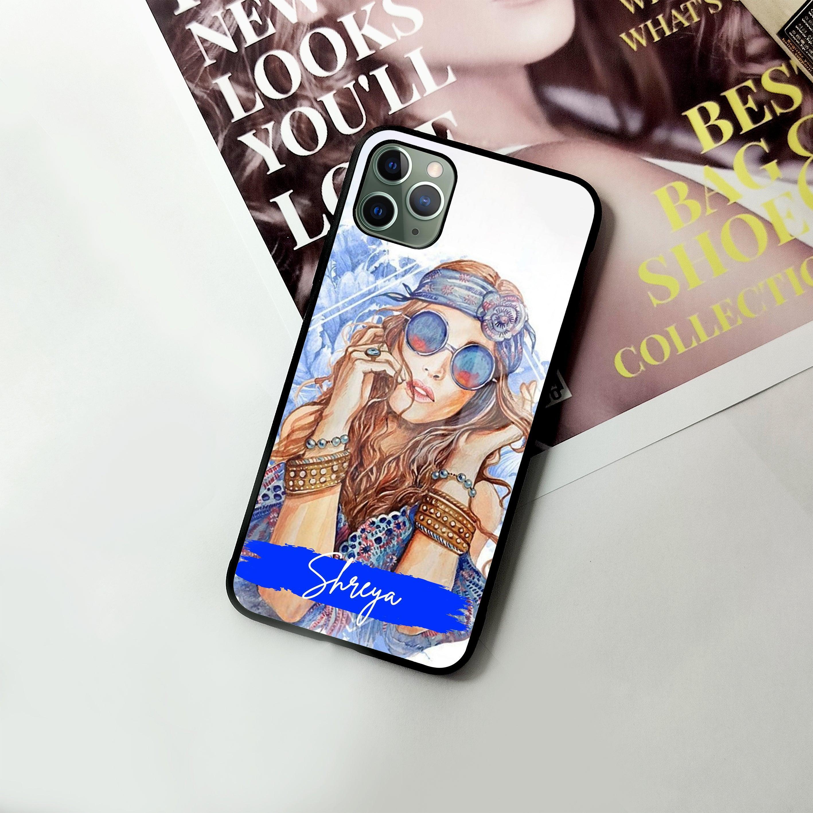 Bindass Babe Customize Glass Case Cover For iPhone - ShopOnCliQ