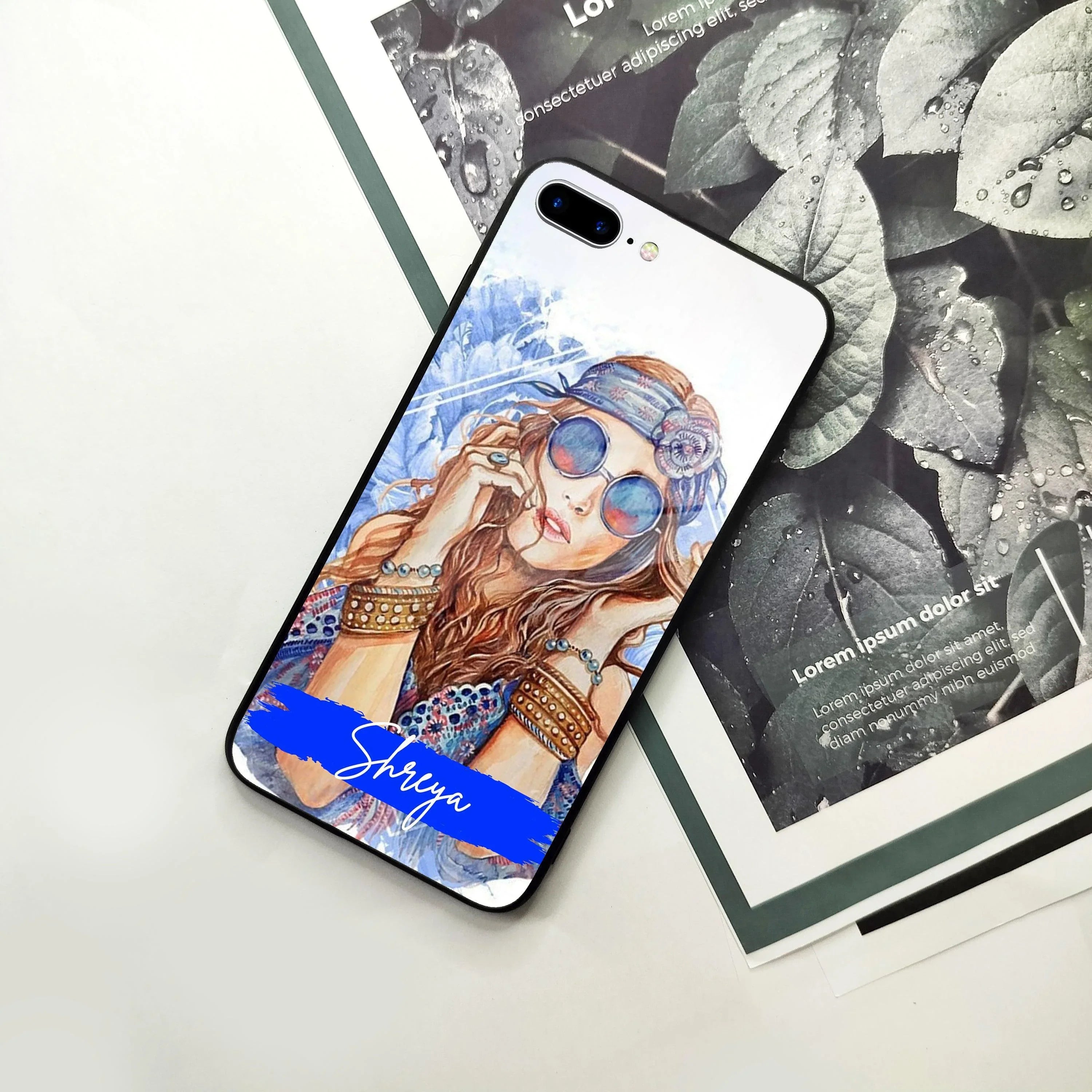 Bindass Babe Customize Glass Case Cover For iPhone - ShopOnCliQ