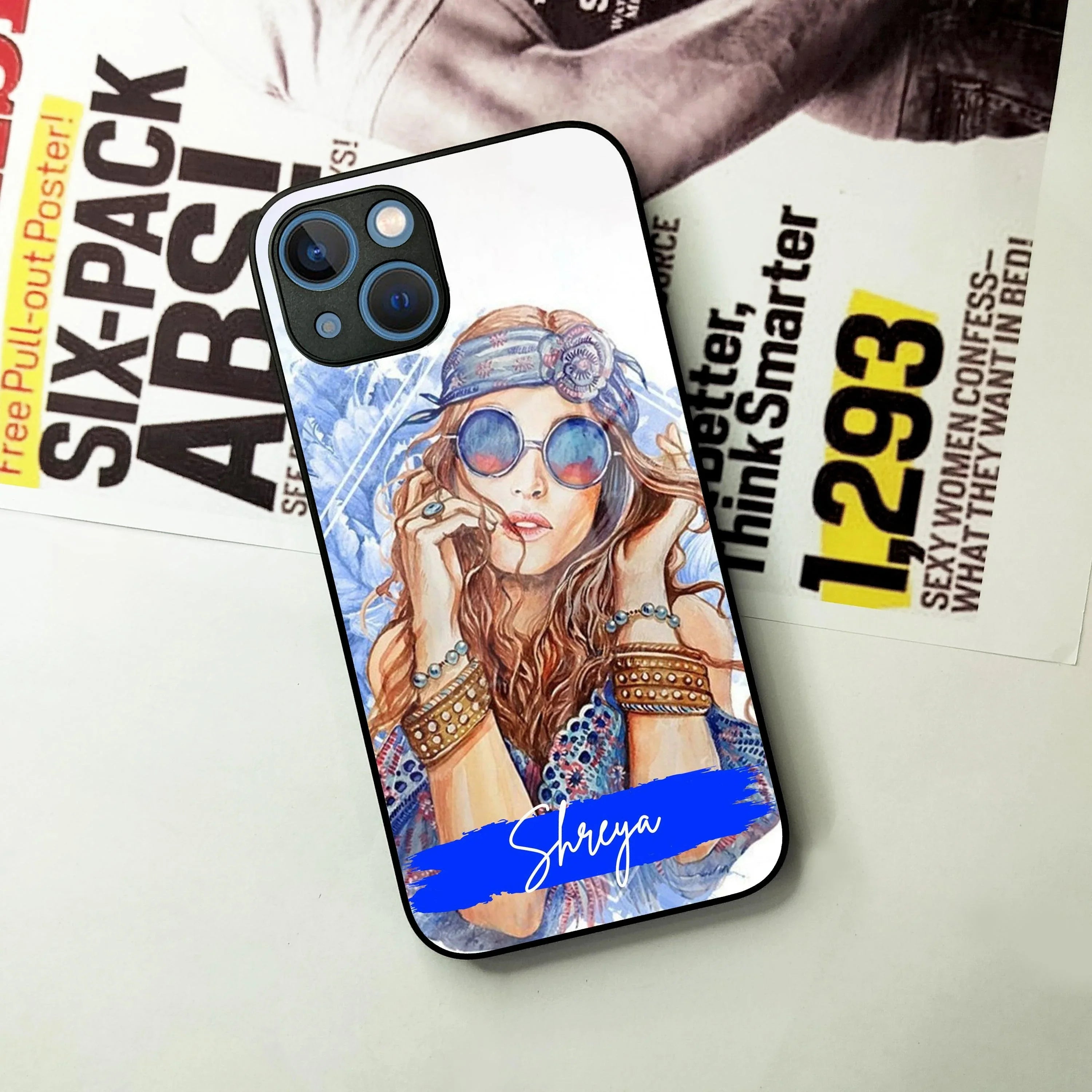Bindass Babe Customize Glass Case Cover For iPhone - ShopOnCliQ