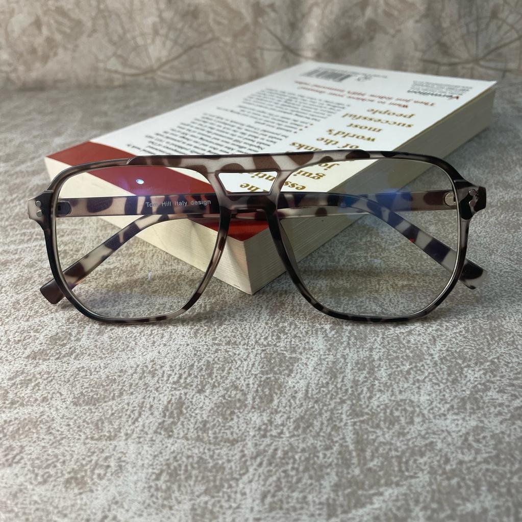Black Leopard Spectacle Optical Eyeglasses Frames Blue Light Blocking Glasses - ShopOnCliQ