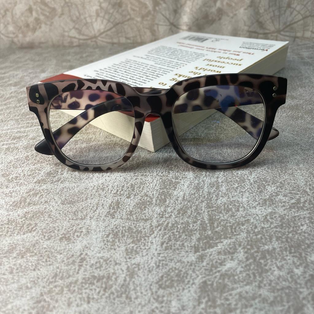 Black Leopard Spectacle Optical Eyeglasses Frames Blue Light Blocking Glasses ShopOnCliQ