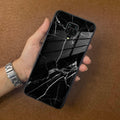 Black Marble Patter Glass Case Cover for Poco - ShopOnCliQ