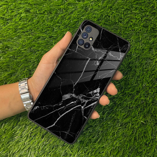 Black Marble Patter Glass Case Cover for Samsung ShopOnCliQ