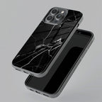 Black Marble Patter Glass Case Cover for Samsung - ShopOnCliQ