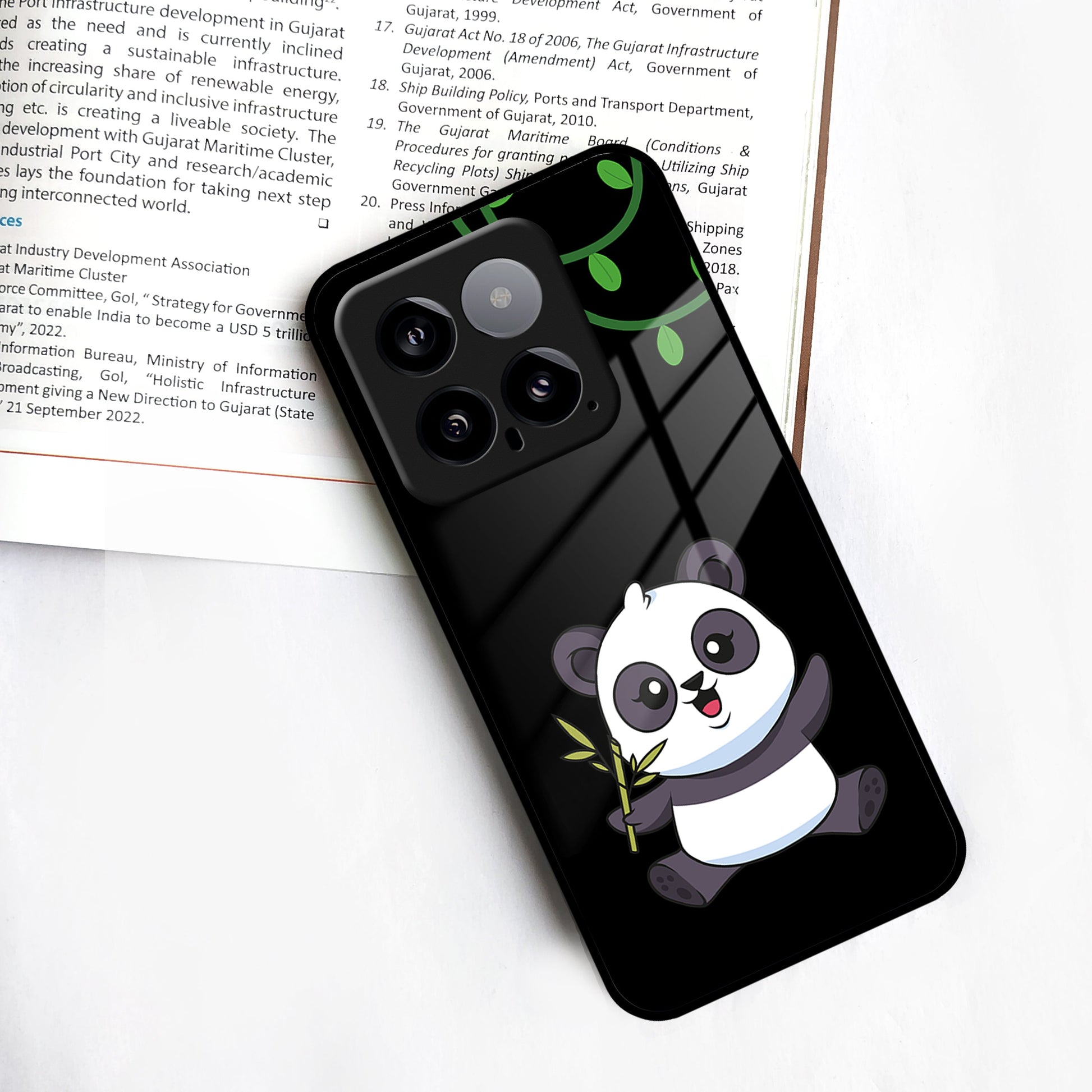 Black Panda Glass Phone Case For Redmi/Xiaomi ShopOnCliQ