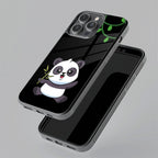 Black Panda Glass Phone Case For Oppo - ShopOnCliQ