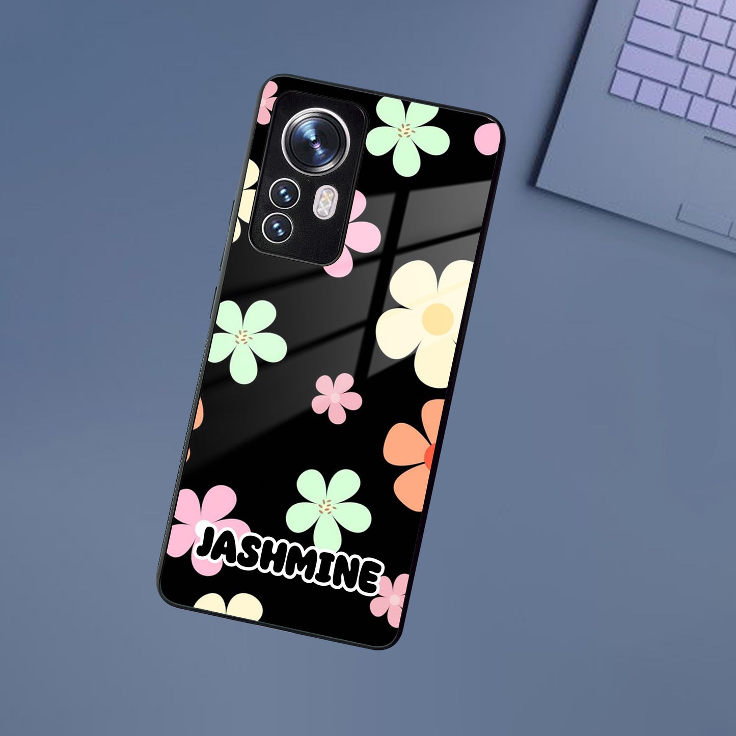 Colorfull  Daisy Floral Glass Case Cover For Redmi/Xiaomi