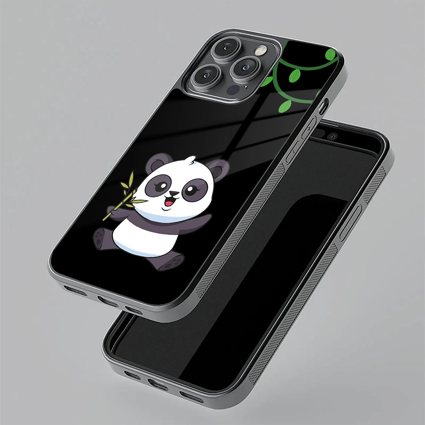 Black Panda Glass Phone Case For Motorola - ShopOnCliQ