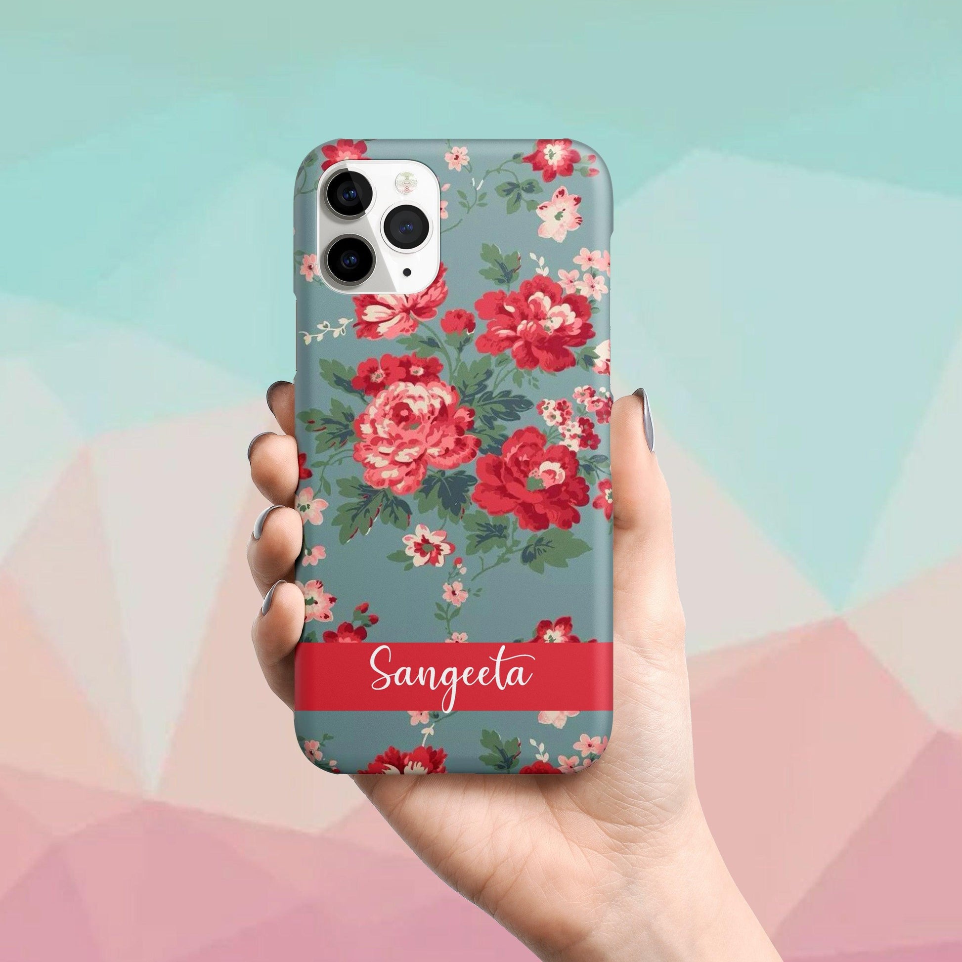 Blossom Floral Print Slim Matte Phone Case Cover ShopOnCliQ