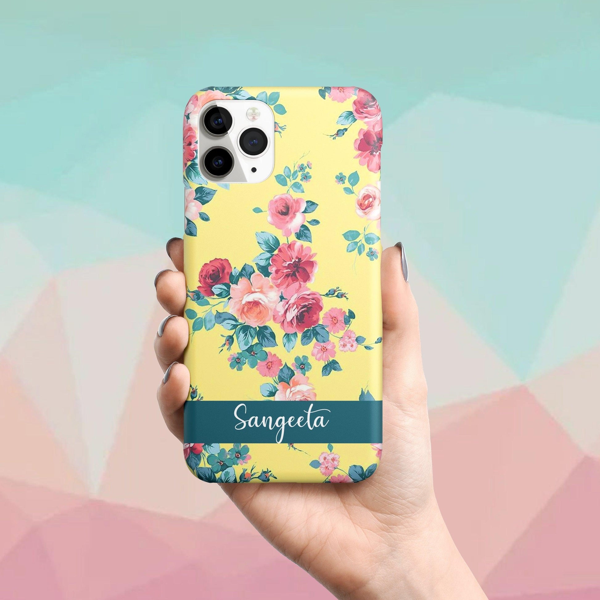 Blossom Floral Print Slim Matte Phone Case Cover ShopOnCliQ