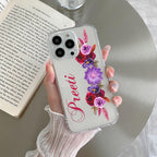 Blue Aster Floral Customize Transparent Silicon Case For Redmi/Xiaomi - ShopOnCliQ