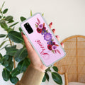 Blue Aster Floral Customize Anti Yellow Case For Samsung Galaxy S20 FE