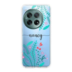 Blue Floral Customize Transparent Silicon Case For OnePlus - ShopOnCliQ