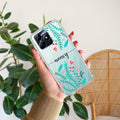 Blue Floral Customize Anti Yelllow Case For Realme C53
