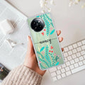 Blue Floral Customize Transparent Silicon Case For Xiaomi 14 Civi 5G