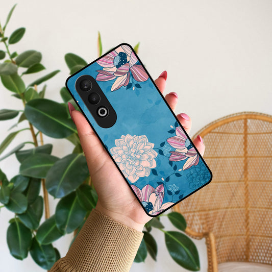 Blue Flower Glass Phone Cover for OnePlus ShopOnCliQ